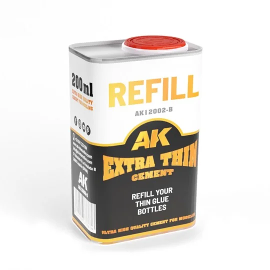 REFILLEXTRA THIN CEMENT - AK Interactive AK12002-B
