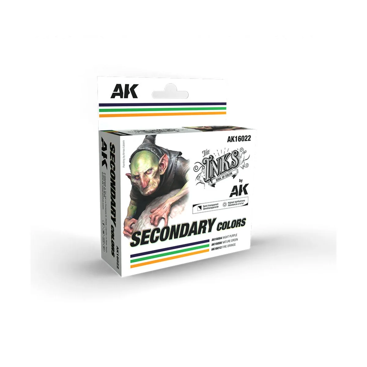 SECONDARY COLORS SET - AK Interactive AK16022