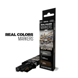 WEAPONS - SET 3 REAL COLORS MARKERS - AK Interactive RCM103