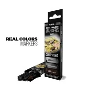 CHIPPING - SET 3 REAL COLORS MARKERS - AK Interactive RCM105