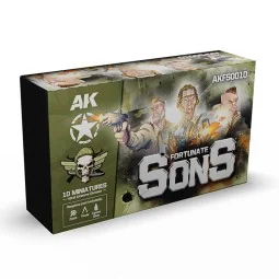 FORTUNATE SONS 101st Airborne Division (10 Miniatures) - AK Interac...