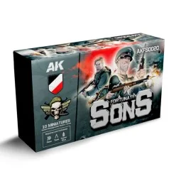 FORTUNATE SONS Panzergrenadier Division (10 Miniatures) - AK Intera...