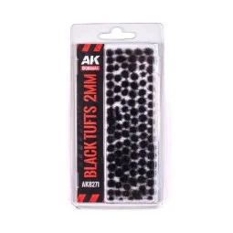 BLACK - FANTASY TUFTS 2MM - AK Interactive AK8271