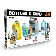 BOTTLES & CANS, 1/35 - AK Interactive AK35018