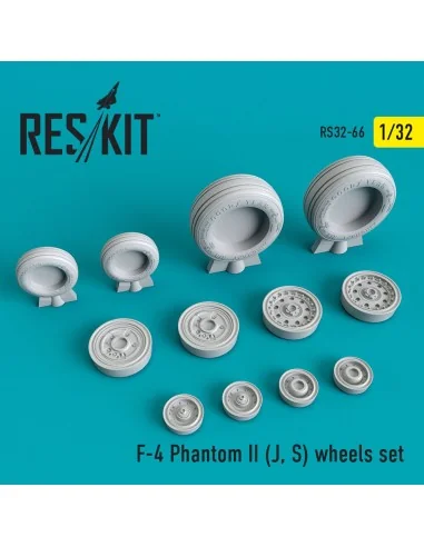 [NO_DESC] F-4 (J, S) Phantom II wheels set, 1/32 - ResKit Models RS...