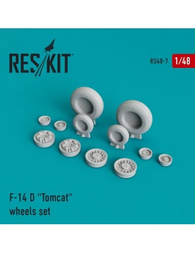 [NO_DESC] F-14D Tomcat (weighted) wheels set, 1/48 - ResKit Models ...