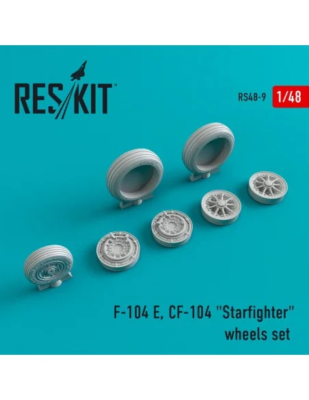 [NO_DESC] F-104E/CF-104 Starfighter wheels set, 1/48 - ResKit Model...