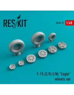 [NO_DESC] F-15 (C, D, J, N) Eagle (weighted) wheels set, 1/48 - Res...