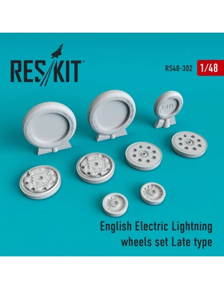 [NO_DESC] EE Lightning wheels set late type, 1/48 - ResKit Models R...