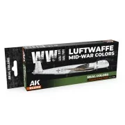 WWII Luftwaffe Mid-War Colors SET - AK Interactive RCS102