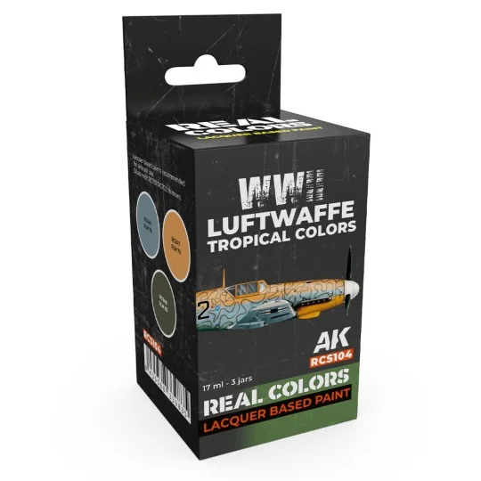 WWII Luftwaffe Tropical Colors SET - AK Interactive RCS104
