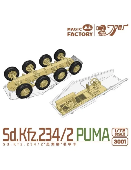 [NO_DESC] Sd.Kfz.234/2 Puma, 1/72 - Magic Factory 3001
