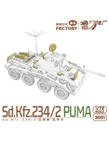 [NO_DESC] Sd.Kfz.234/2 Puma, 1/72 - Magic Factory 3001