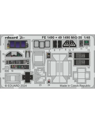 [NO_DESC] MiG-35 HOBBY BOSS, 1/48 - Eduard Accessories BIG49441