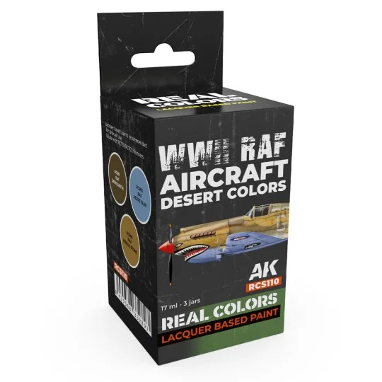 WWII RAF Aircraft Desert Colors SET - AK Interactive RCS110 WWII RAF Aircraft Desert Colors SET - AK Interactive RCS110