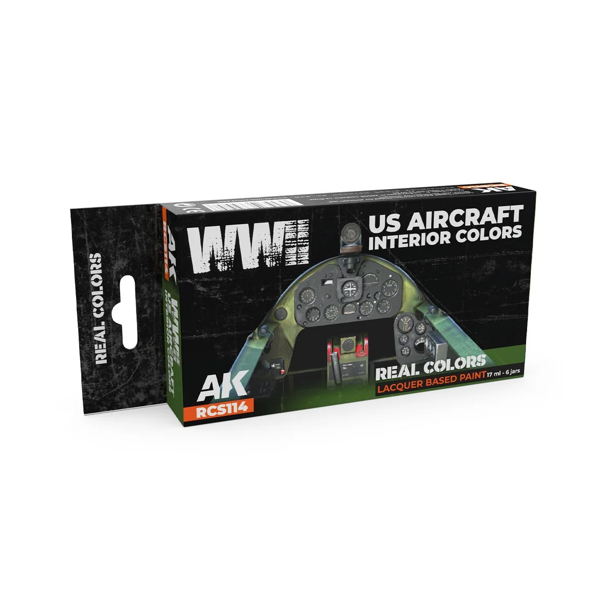 WWII US Aircraft Interior Colors SET - AK Interactive RCS114