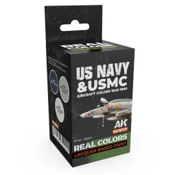 US Navy & USMC Aircraft Colors 1945-1980 SET - AK Interactive RCS117
