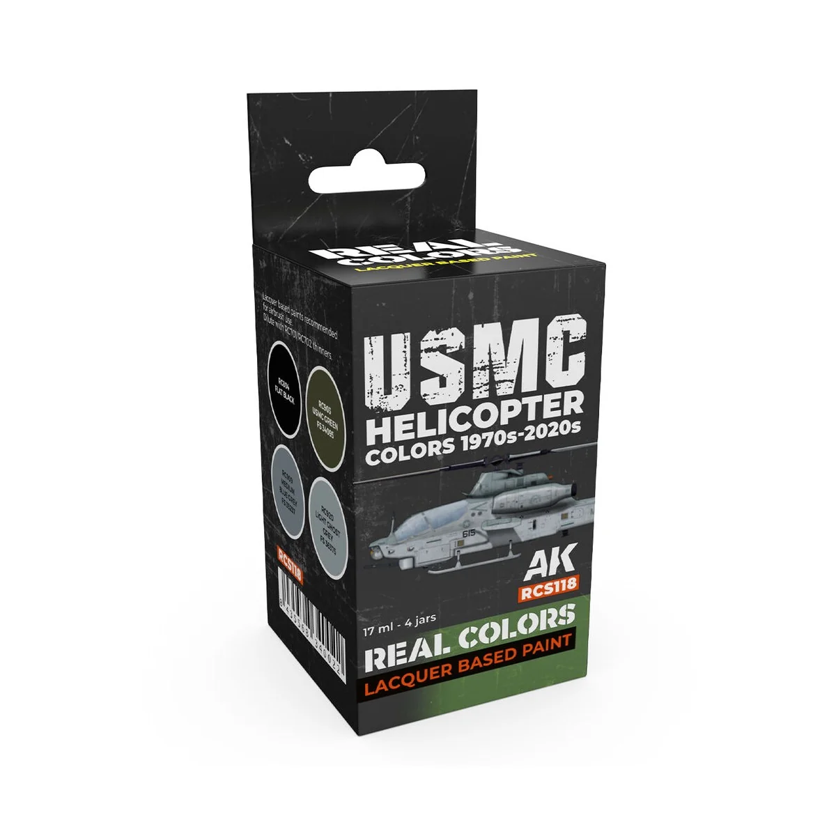 USMC Helicopter Colors 1970s-2020s SET - AK Interactive RCS118 USMC Helicopter Colors 1970s-2020s SET - AK Interactive RCS118
