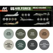 US Air Force & ANG Aircraft Colors 1960s-1980s SET - AK Interactive... US Air Force & ANG Aircraft Colors 1960s-1980s SET - AK Interactive...
