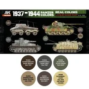 1937-1944 Panzer Colors SET - AK Interactive RCS122 1937-1944 Panzer Colors SET - AK Interactive RCS122