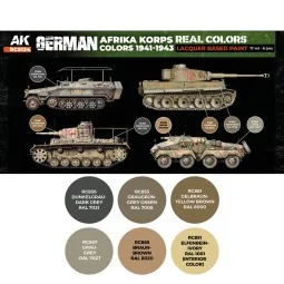 German Afrika Korps Colors 1941-1943 SET - AK Interactive RCS124