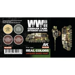 WWII German Tank Interior Colors SET - AK Interactive RCS126