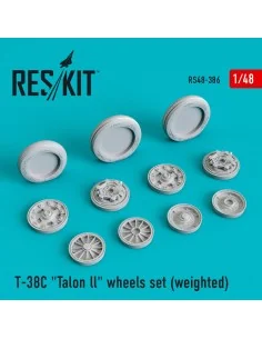 T-38C Talon ll wheels set (weighted), 1/48 - ResKit Models RS48-0386