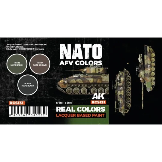 NATO AFV Colors SET - AK Interactive RCS131