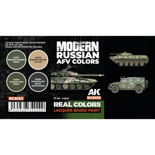 Modern Russian AFV Colors SET - AK Interactive RCS132
