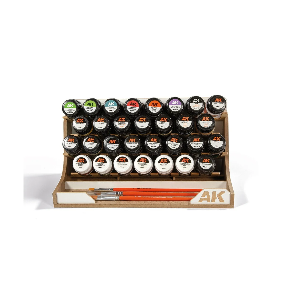 MODULAR ORGANIZER 35ml_Capacity for 30 jars - AK Interactive AKORG35