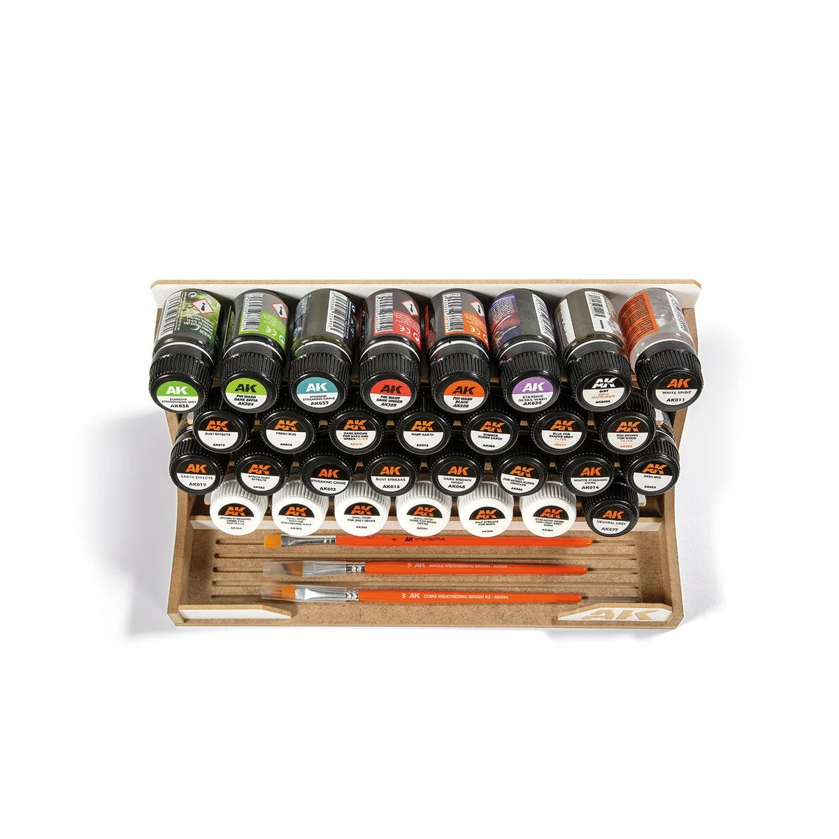 MODULAR ORGANIZER 35ml_Capacity for 30 jars - AK Interactive AKORG35