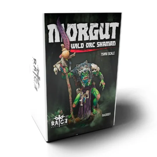 Morgut Wild Orc Shaman 75MM - AK Interactive RAGE031