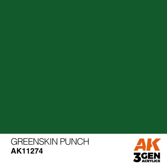 Greenskin Punch COLOR PUNCH 17 ml - AK Interactive AK11274 Greenskin Punch COLOR PUNCH 17 ml - AK Interactive AK11274
