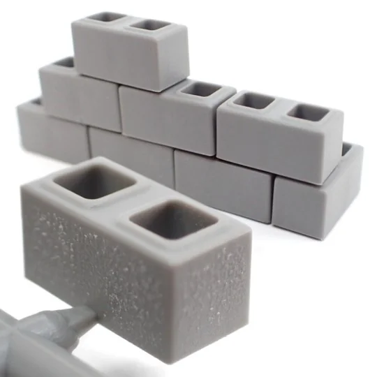 CONCRETE BLOCKS KIT 1/35 Scale, 1/35 - AK Interactive AK35019