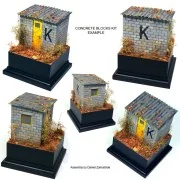 CONCRETE BLOCKS KIT 1/35 Scale, 1/35 - AK Interactive AK35019