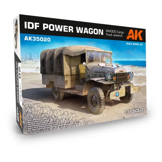IDF POWER WAGON WM300 w/winch, 1/35 - AK Interactive AK35020