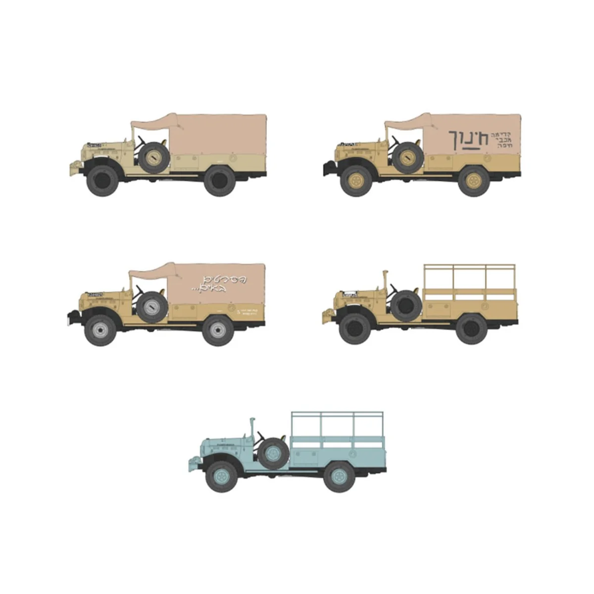 IDF POWER WAGON WM300 w/winch, 1/35 - AK Interactive AK35020
