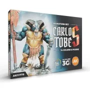 SIGNATURE SET. CARLOS TOBES - 14 COLORS + FIGURE - AK Interactive A... SIGNATURE SET. CARLOS TOBES - 14 COLORS + FIGURE - AK Interactive A...
