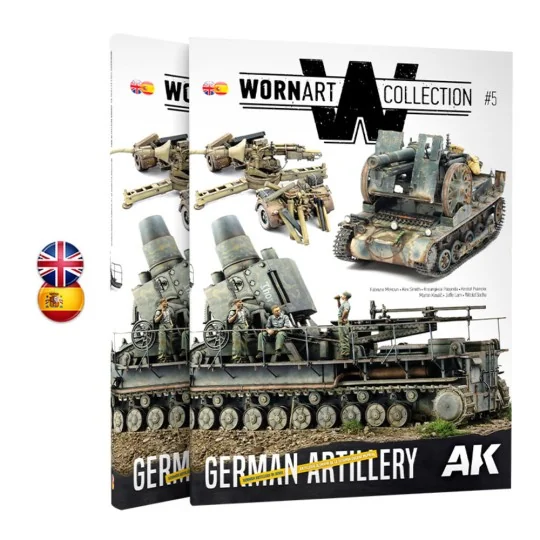 WORN ART 05 GERMAN ARTILLERY - Bilingüal - AK Interactive AK4907