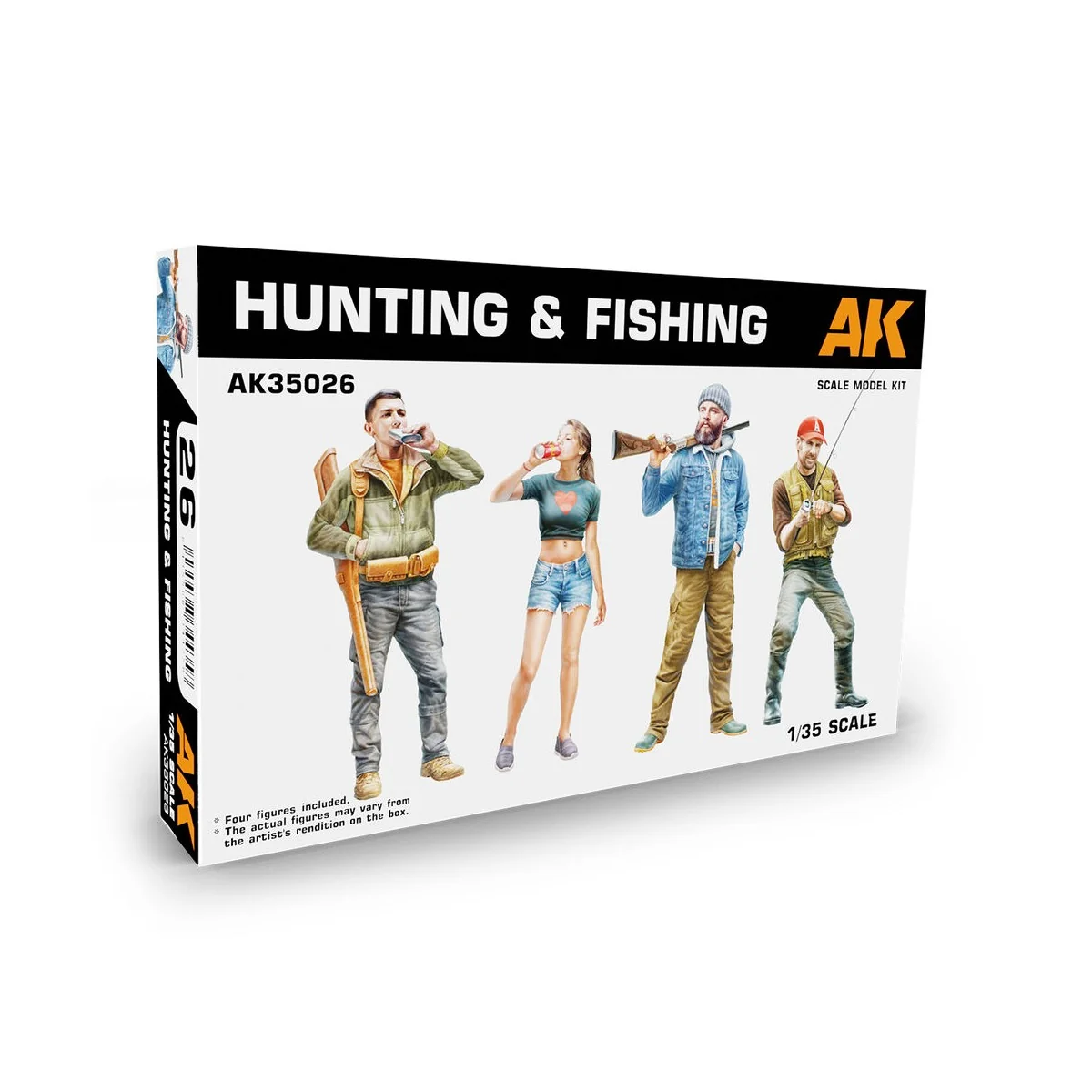 HUNTING & FISHING 1/35 SCALE, 1/35 - AK Interactive AK35026 HUNTING & FISHING 1/35 SCALE, 1/35 - AK Interactive AK35026