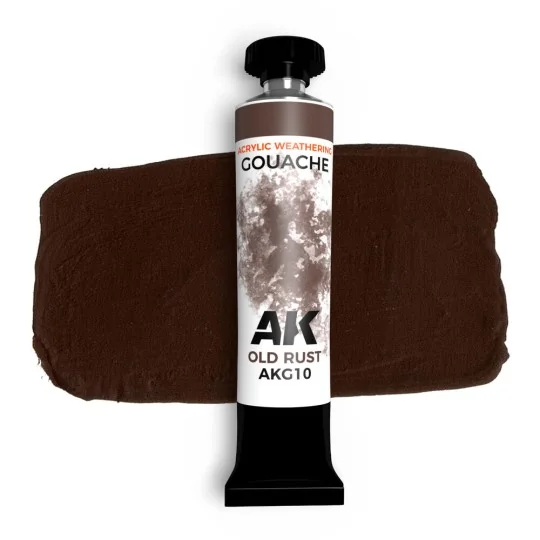 OLD RUST - AK GOUACHE 20 ml. - AK Interactive AKG10 OLD RUST - AK GOUACHE 20 ml. - AK Interactive AKG10
