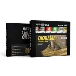 DIORAMA COLORS SET - ABT 502 OILS - AK Interactive AKABT307