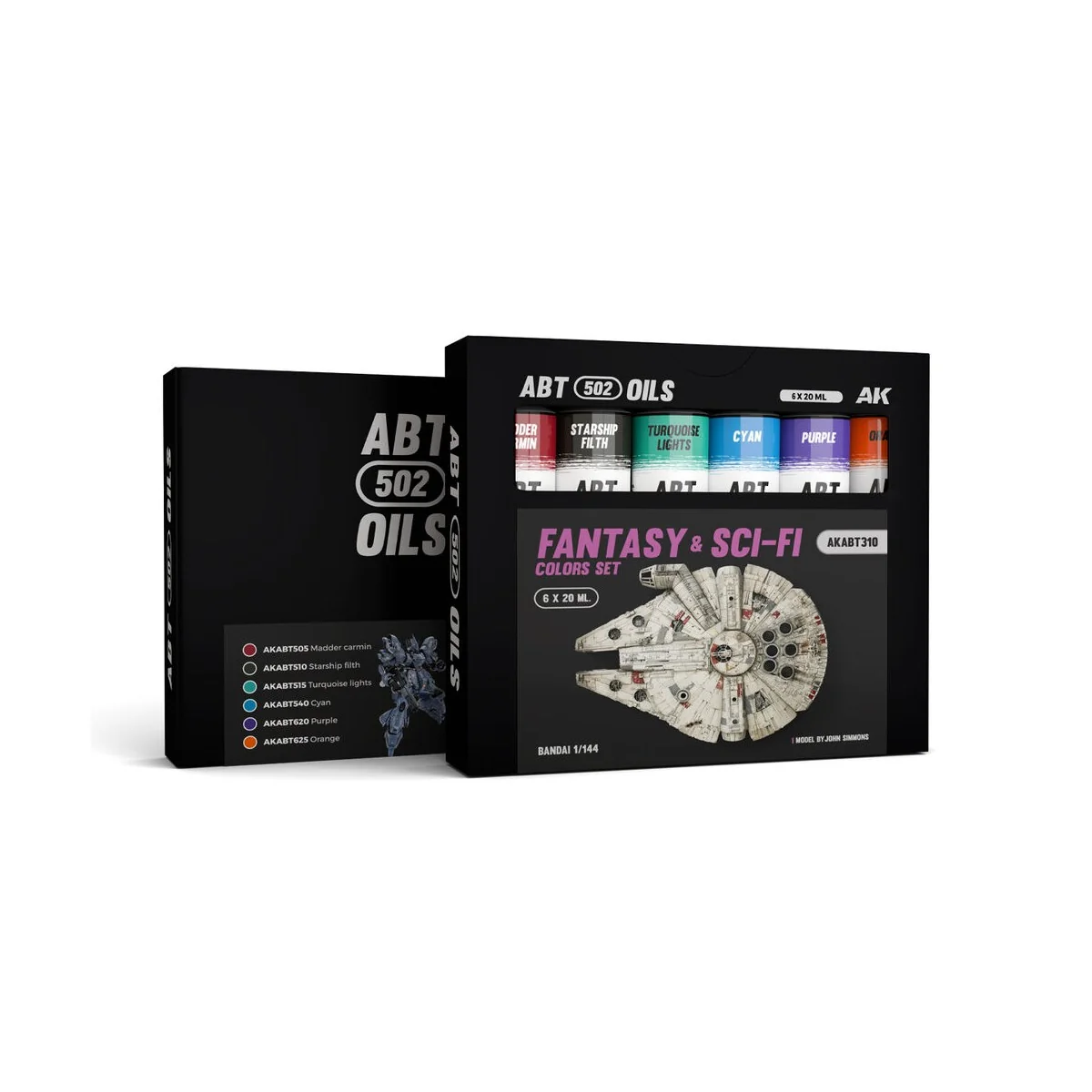 FANTASY & SCI-FI COLORS SET - ABT 502 OILS - AK Interactive AKABT310 FANTASY & SCI-FI COLORS SET - ABT 502 OILS - AK Interactive AKABT310