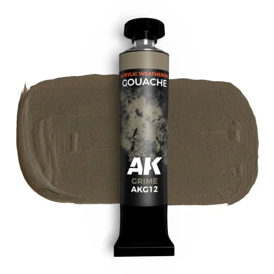 GRIME - AK GOUACHE 20 ml. - AK Interactive AKG12 GRIME - AK GOUACHE 20 ml. - AK Interactive AKG12