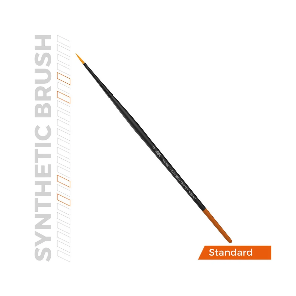 AK SYNTHETIC BRUSH - ROUND 0 - AK Interactive AKB007 AK SYNTHETIC BRUSH - ROUND 0 - AK Interactive AKB007