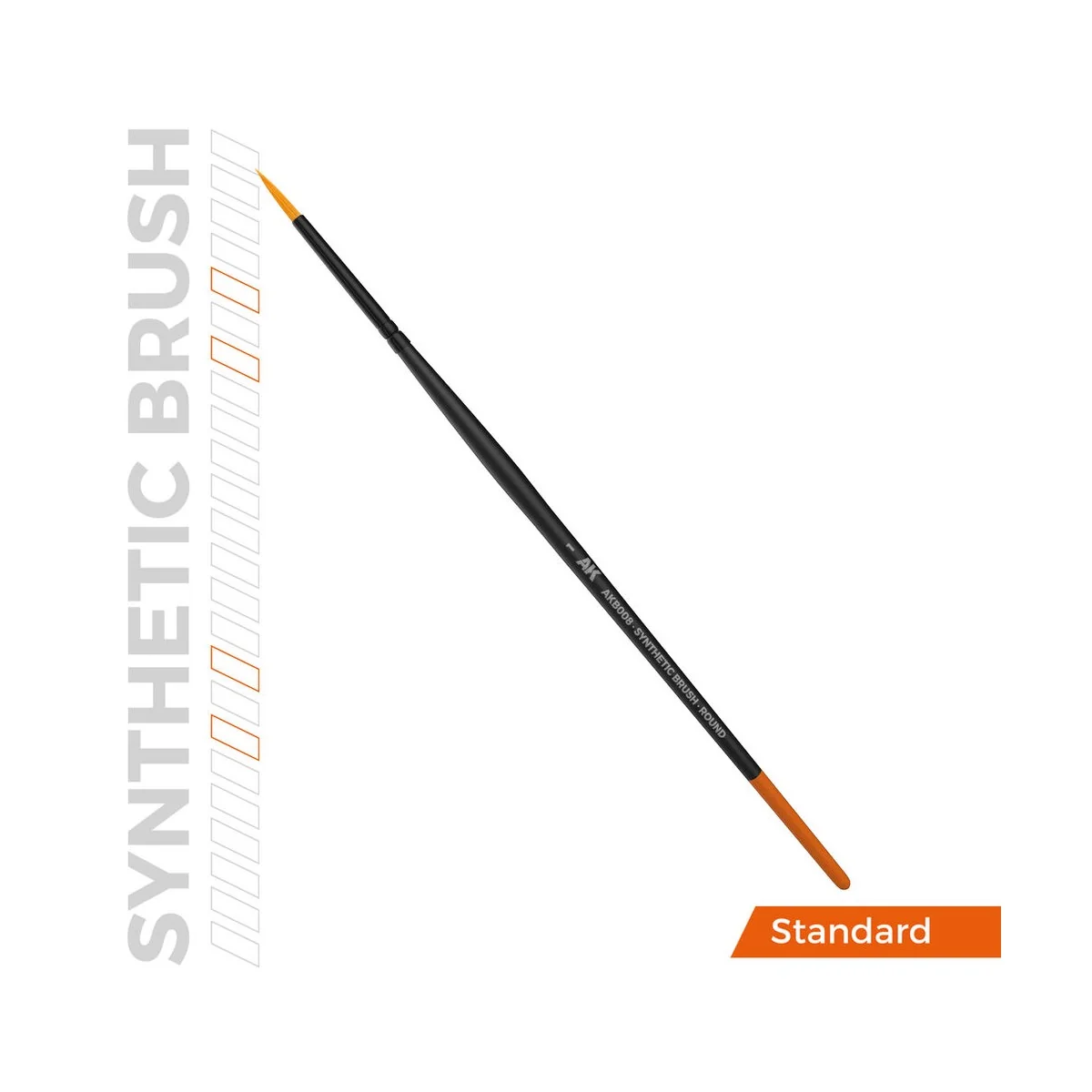 AK SYNTHETIC BRUSH - ROUND 1 - AK Interactive AKB008 AK SYNTHETIC BRUSH - ROUND 1 - AK Interactive AKB008