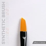 AK SYNTHETIC BRUSH - ANGULAR - AK Interactive AKB010