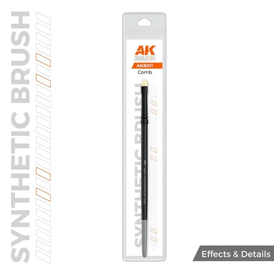 AK SYNTHETIC BRUSH - COMB - AK Interactive AKB011