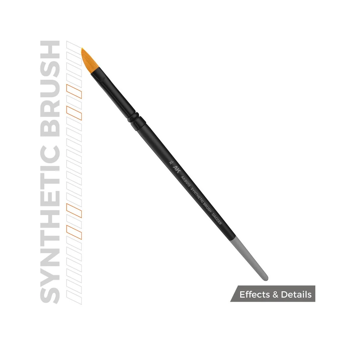 AK SYNTHETIC BRUSH - DAGGER XL - AK Interactive AKB013