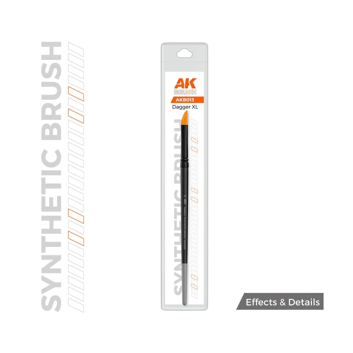 AK SYNTHETIC BRUSH - DAGGER XL - AK Interactive AKB013